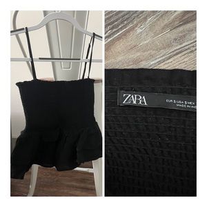 Peplum Tank with Smocked Material